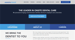 Desktop Screenshot of onsitedental.com